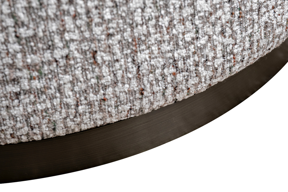 Кресло вращающееся шенилл 70х77х80см Garda Decor Verona серое