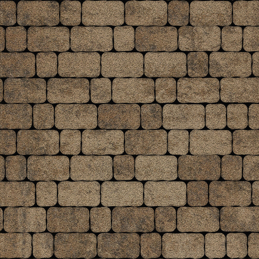 Тротуарная плитка Арена - Листопад гранит Старый замок, комплект из 2 видов плит