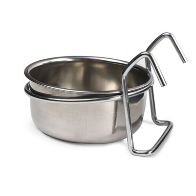 Triol Миска для животных металлическая с креплением "Джем", 0.25л, Triol