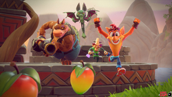 Crash Team Rumble Deluxe Edition (диск для PS4, полностью на английском языке)