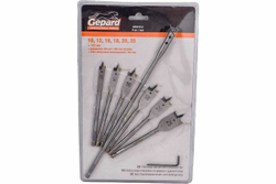 Набор сверл перьевых по дереву 8 предметов Gepard GP0415-8