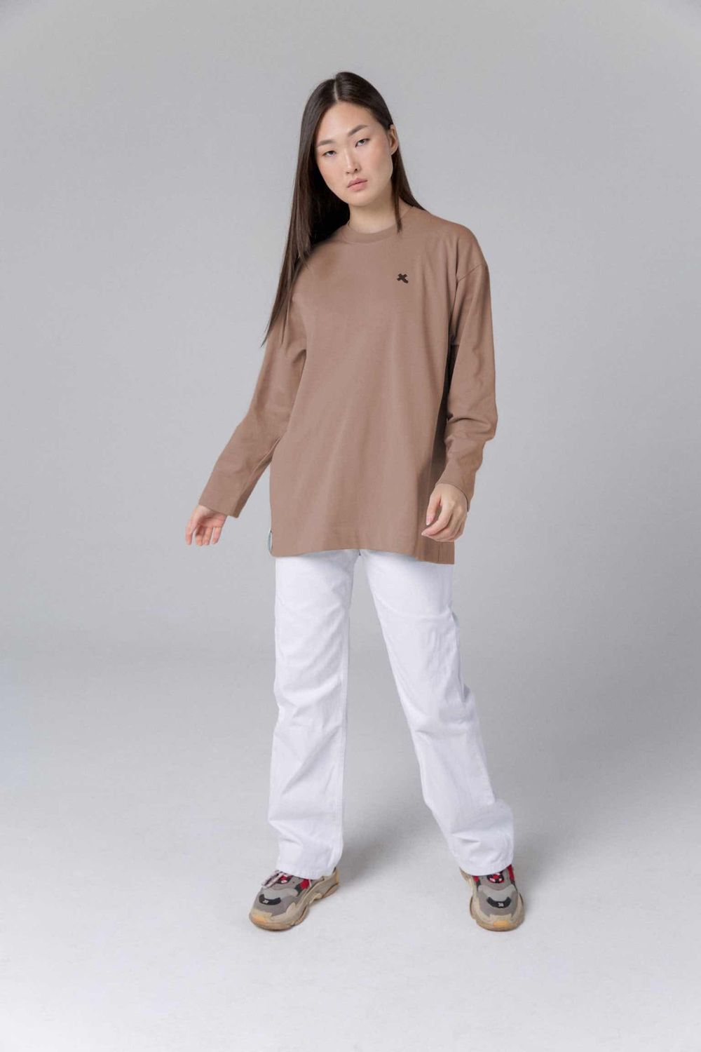 Лонслив Toccotwo Женский Ореховый