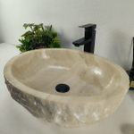 Раковина из оникса Erozy White EO-64308 53*42*16 0213