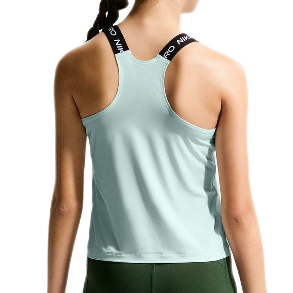 Футболка для девочки Nike Kids Pro Sleeveless - barely green/black/white