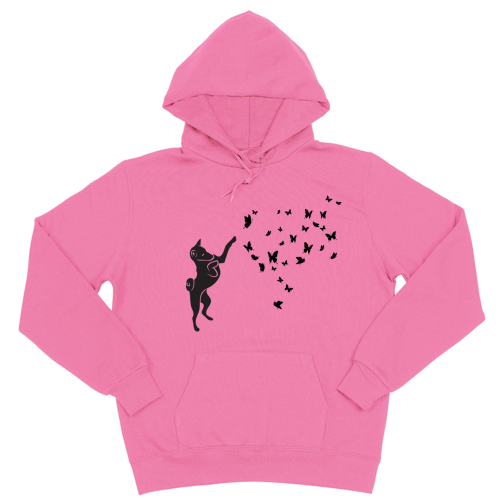 Толстовка "Басенджи и бабочки"