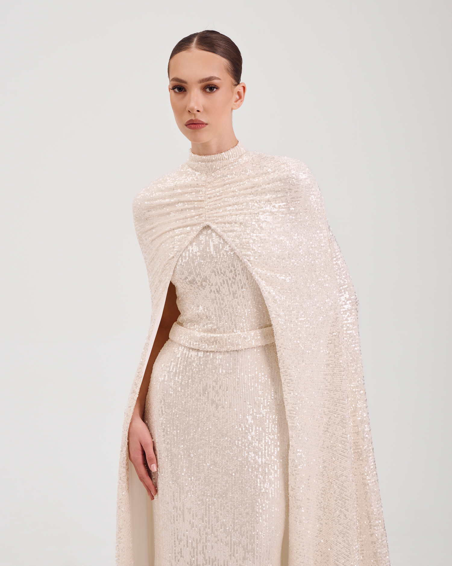 Платье Misteria (Мистериа) пайеточное светлое