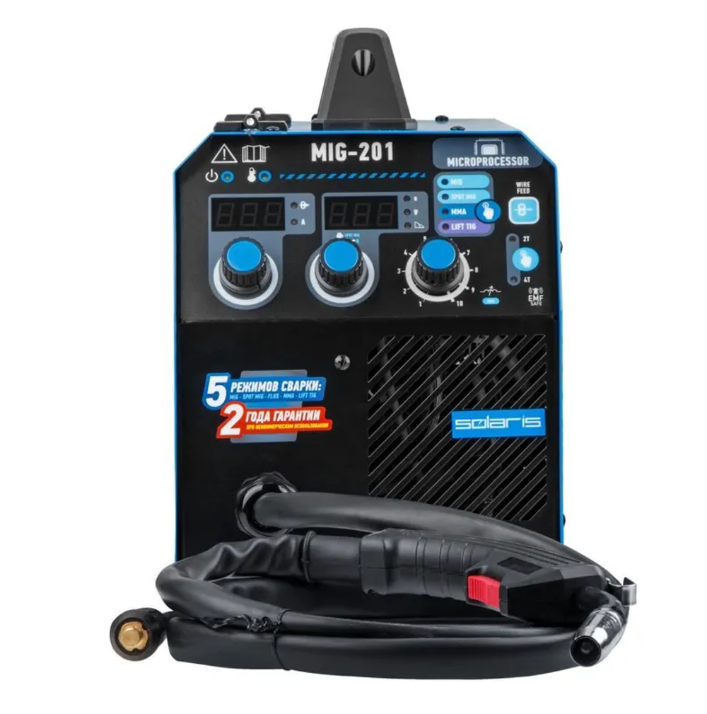 Полуавтомат сварочный Solaris MIG-201
