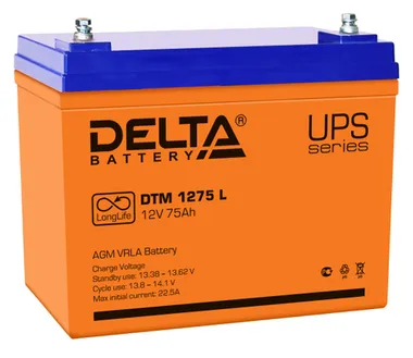 Аккумуляторы Delta DTM 1275 L - изображение 1 Аккумуляторы Delta DTM 1275 L - фото 1