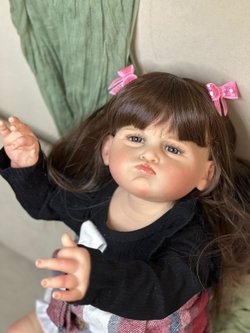 Кукла Реборн мягконабивная 65см в пакете (FA-819)