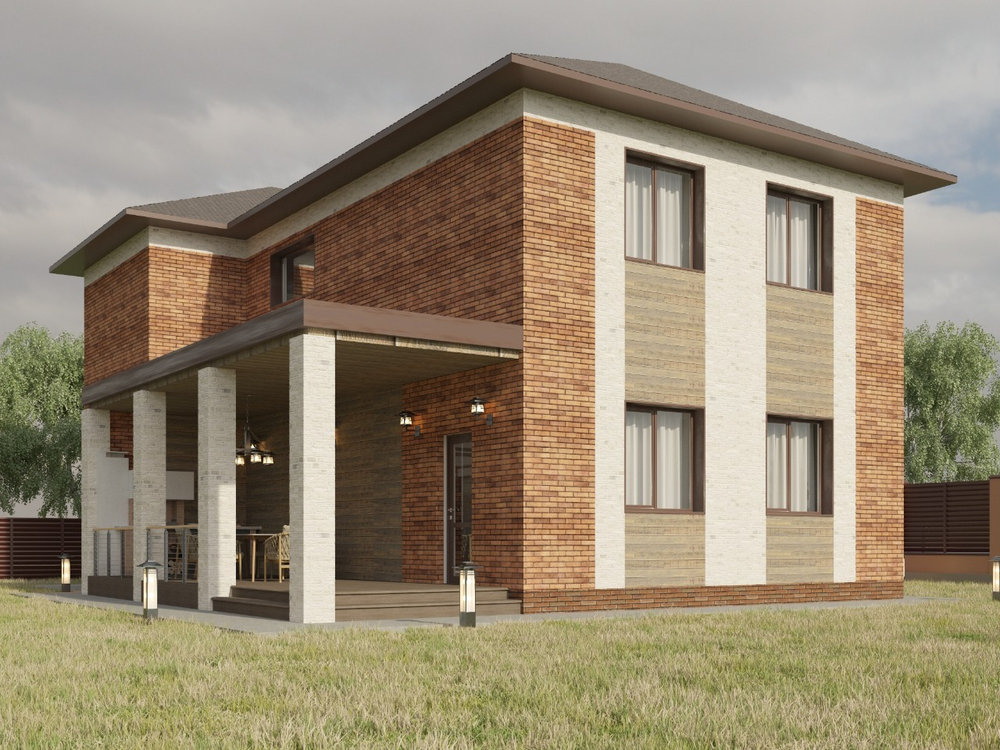 Облицовочный кирпич, коллекция Премиум, неполный прокрас