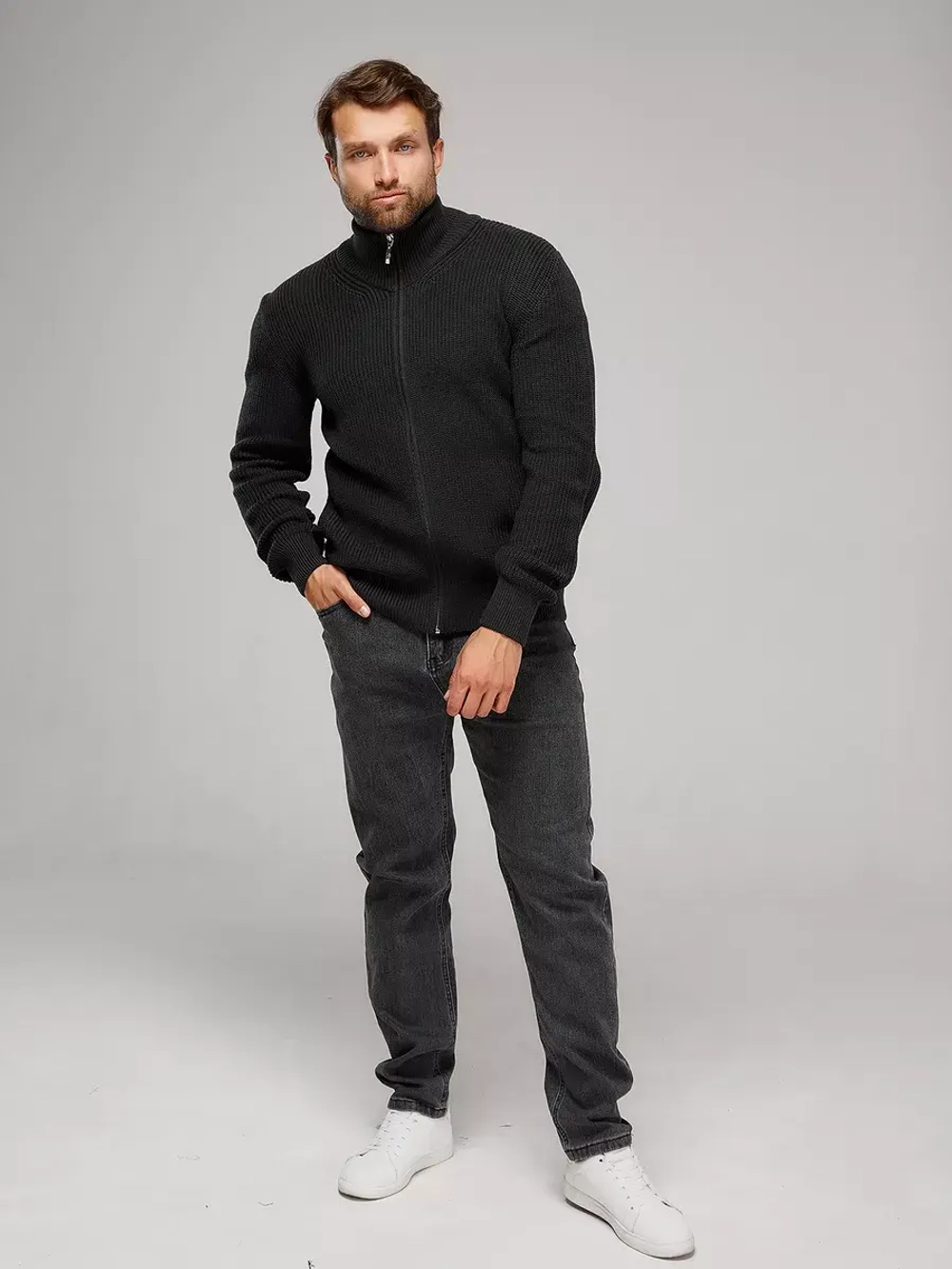 Кардиган с карманами