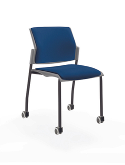 Movie стул на 4 ногах и колесах