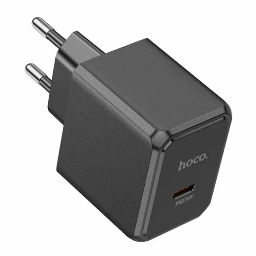 Сетевая зарядка с поддержкой быстрой зарядки PD 3А 20Вт USB-C HOCO CS13A черный