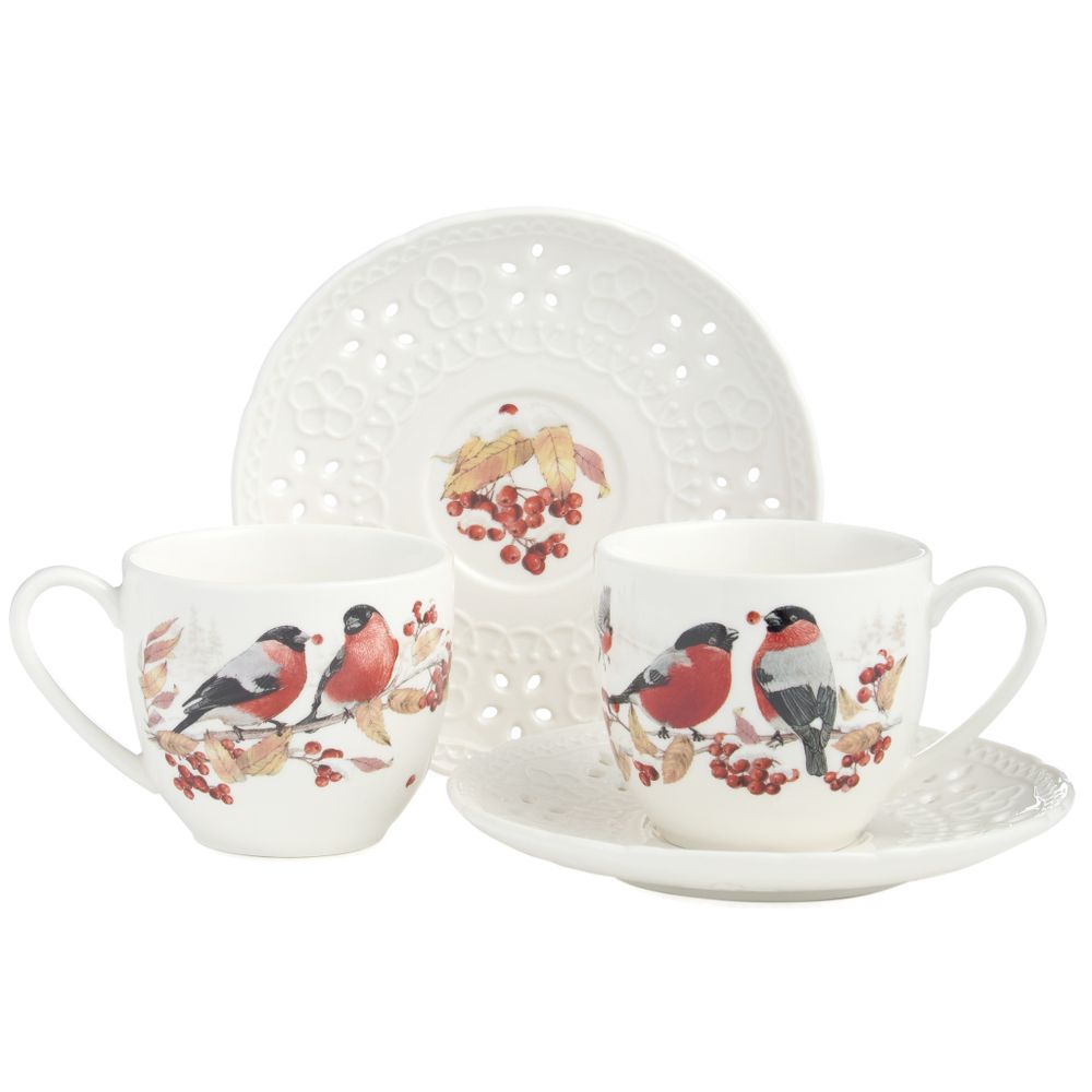 НАБОР ЧАЙНЫЙ LEFARD "FOREST TALE" НА 2 ПЕР. 4 ПР. 250 МЛ (КОР=18НАБ.)