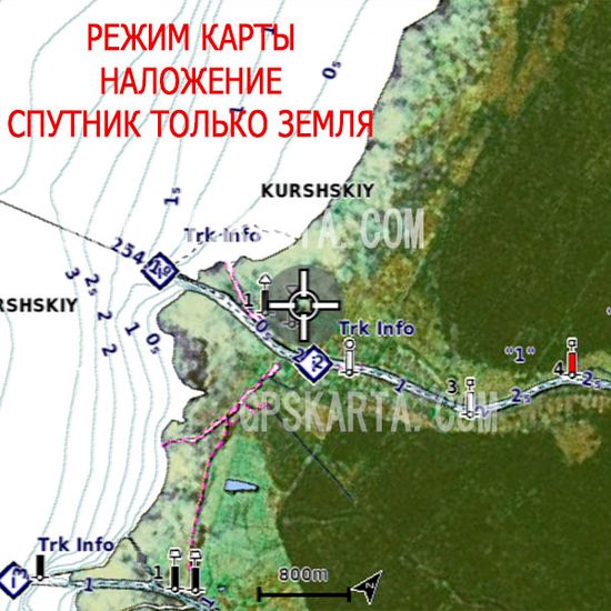 Северная Европа карта глубин для Garmin BlueChart G3 Vision VEU721L