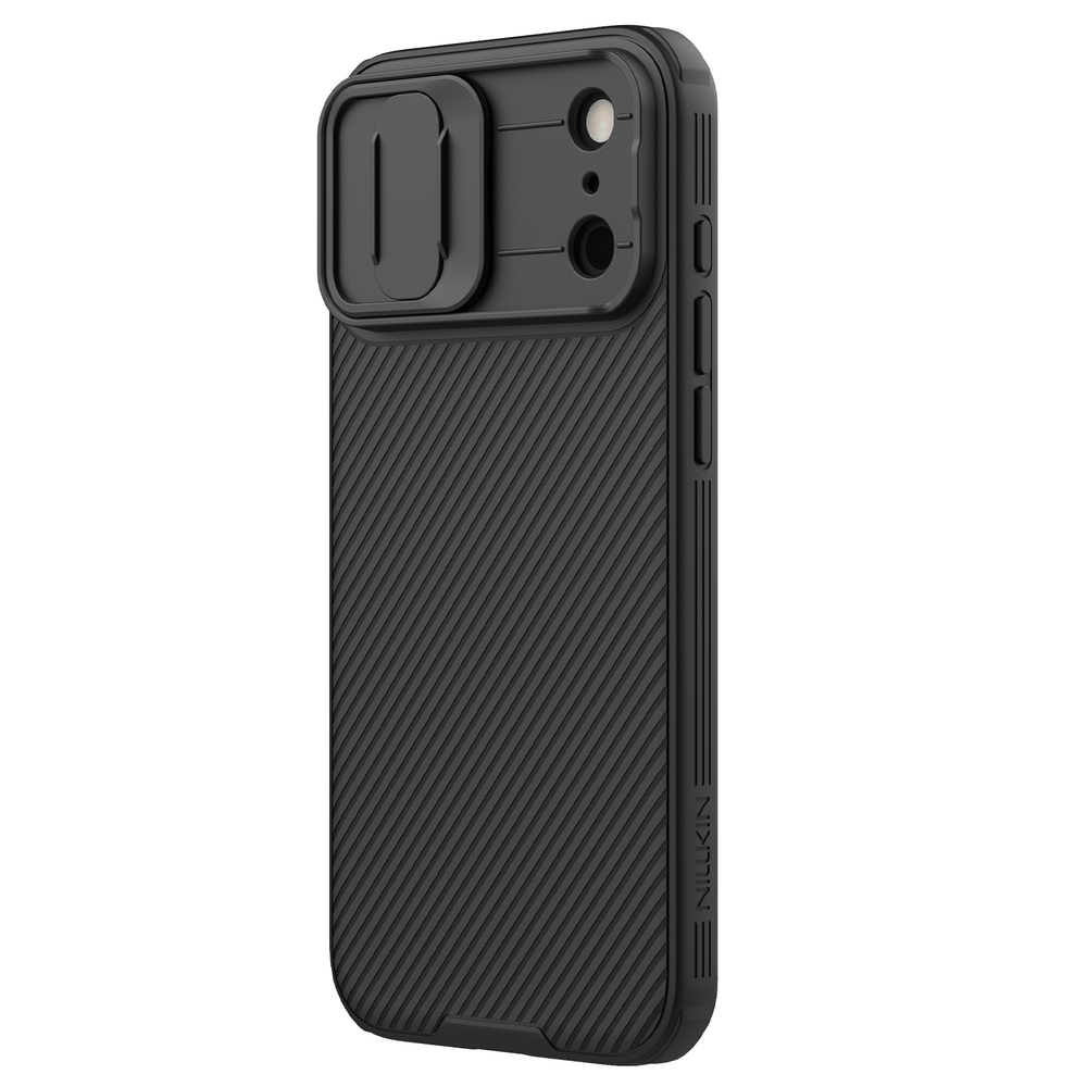 Чехол усиленный с двойной защитной шторкой для камеры от Nillkin на iPhone 17 Pro Max, серия CamShield Pro