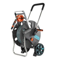 Тележка для шланга Gardena CleverRoll L Easy + шланг Gardena Classic 25м + комплект для полива