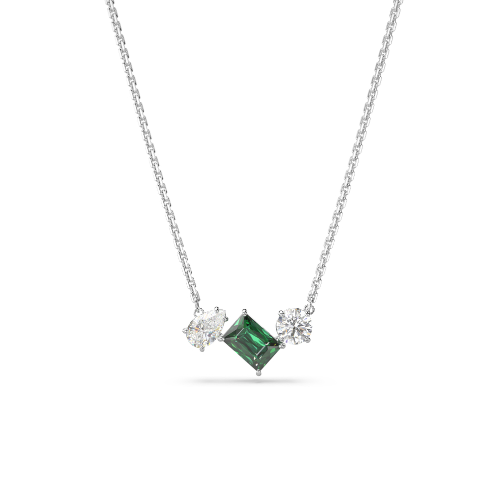 MESMERA:PEND GREEN WHITE/RHS