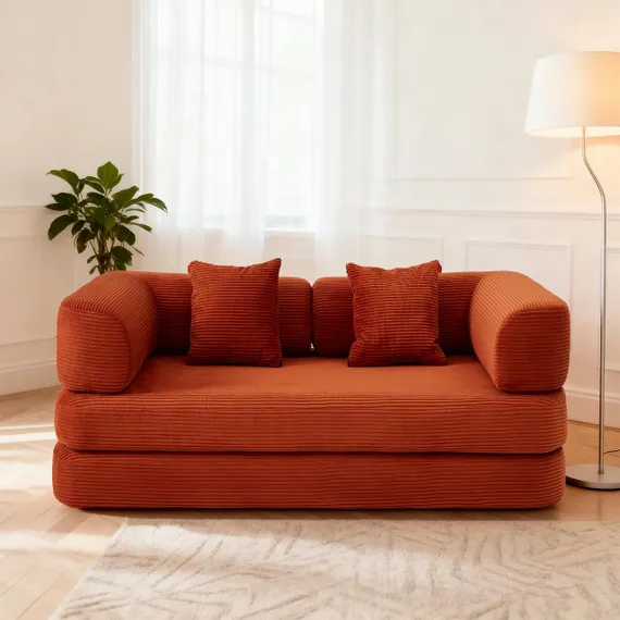 Диван Teddy Prime, терракотовый