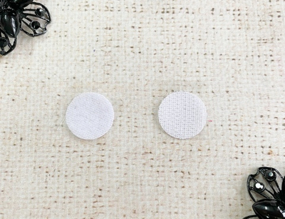 Велкро "липучка", комплект на клеевой основе, d 1,5 см