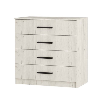 "Фиеста" Комод 850 дуб крафт белый (БТС)