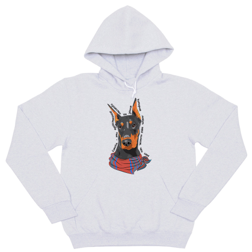 Толстовка "Доберман любит тебя больше себя"