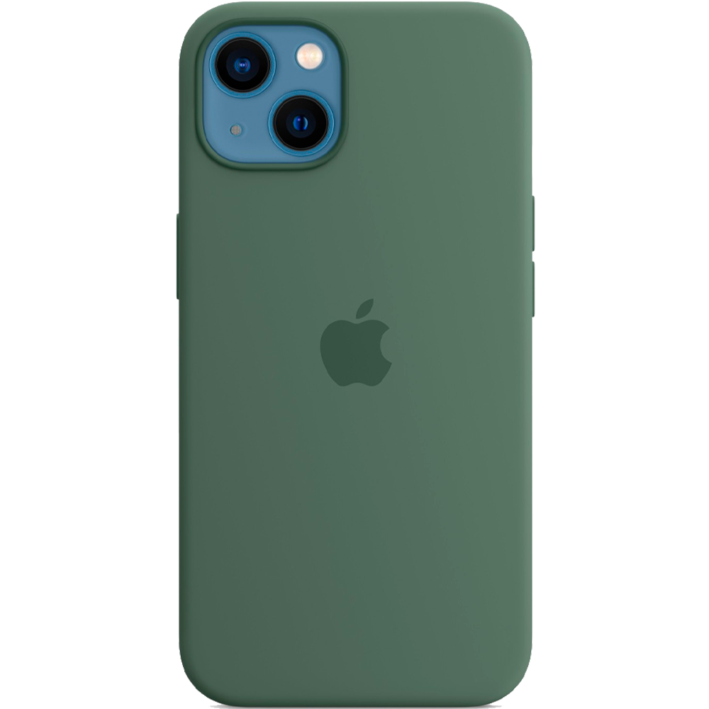 Силиконовый чехол с поддержкой MagSafe Apple Silicone Case для iPhone 13, Eucalyptus (Эвкалипт)