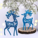 Подвеска «Волшебные рога» 10 см (набор 2 шт), голубой