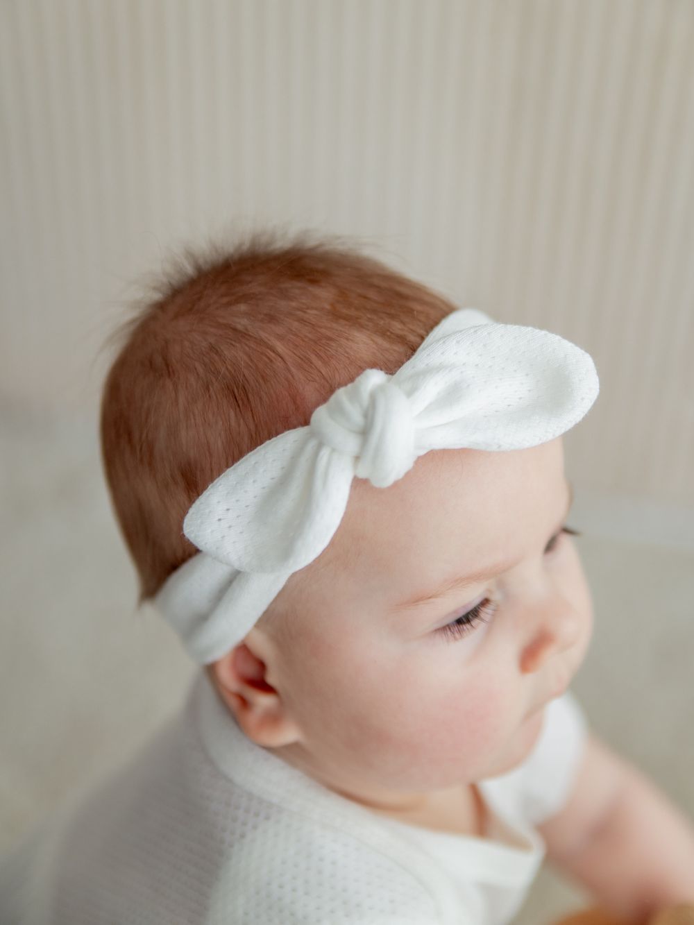 Повязка-солоха "Молоко" из ажурного хлопка 0+