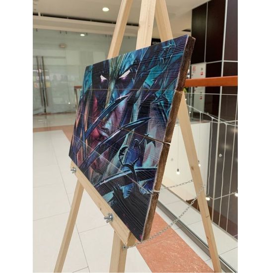 Картина на досках Росомаха (40х60см)