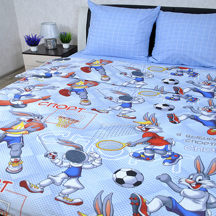 Комплект постельного белья "IS. ВЕСЁЛЫЕ СТАРТЫ", поплин Премиум, 100% хлопок.