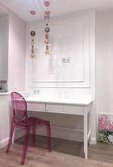 Стул Elizabeth прозрачный розовый