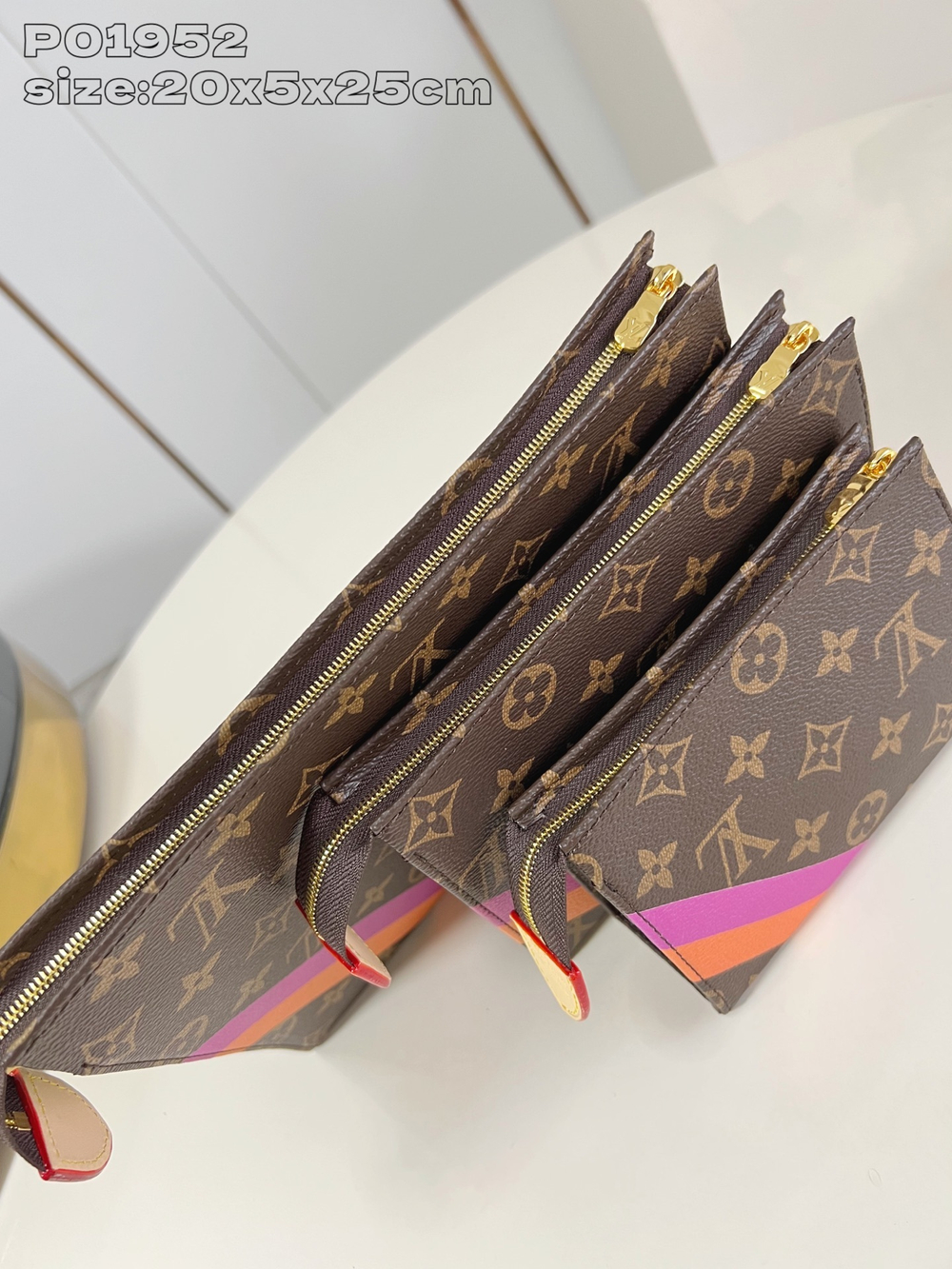 Louis Vuitton Trio Toilet Pouch Mon Monogram