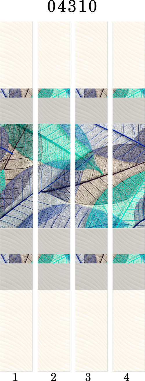 Панель ПВХ фотопечать 3D Panda Симфония 2700х250 мм