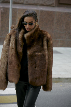 Двусторонняя куртка-дубленка Marilyn