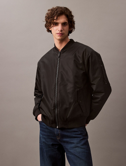 Утепленный Бомбер Calvin Klein Twill Nylon Black
