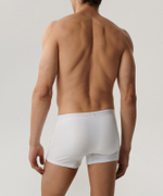 Мужские трусы шорты Atlantic, набор из 3 шт., хлопок, белые, 3MH-011