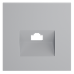 Накладка для розетки компьютерной RJ45 кат.6, S70 (серый)