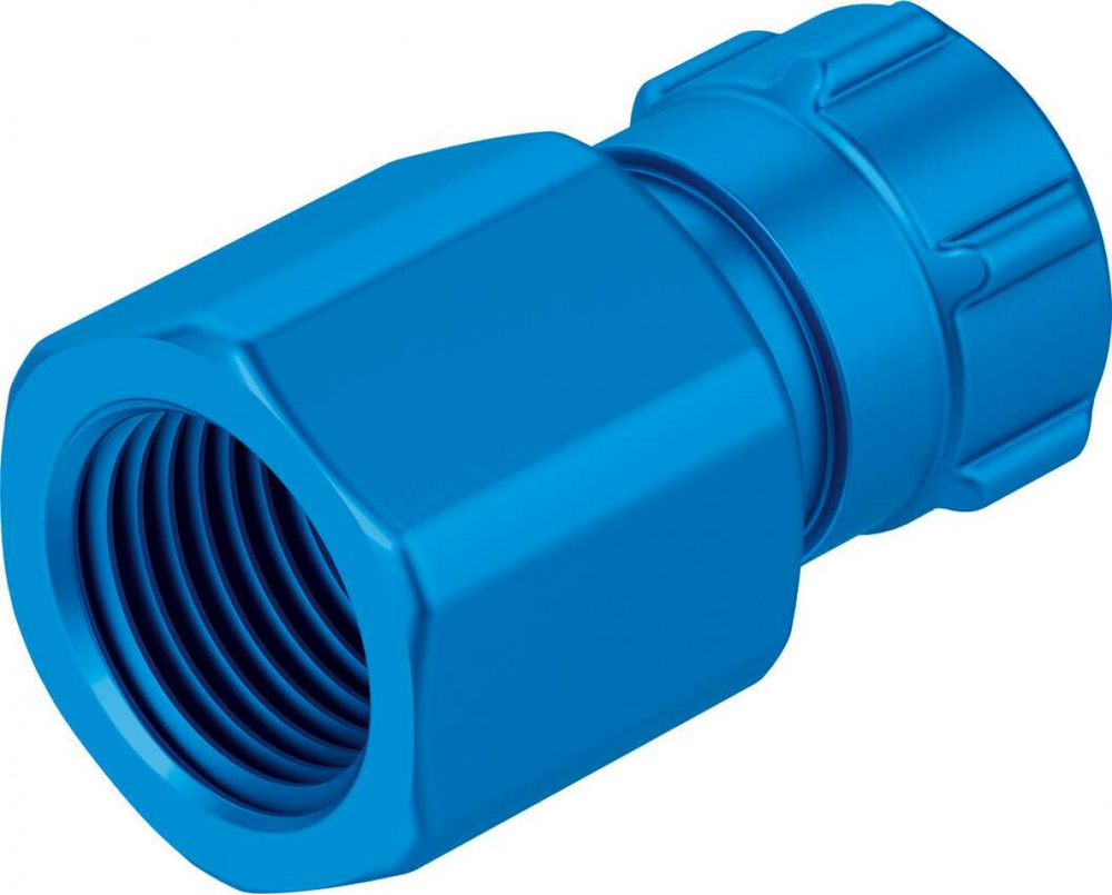 Штуцер ниппельный с накидной гайкой Festo ACK-1/4-PK-4 (комплект 10 шт)