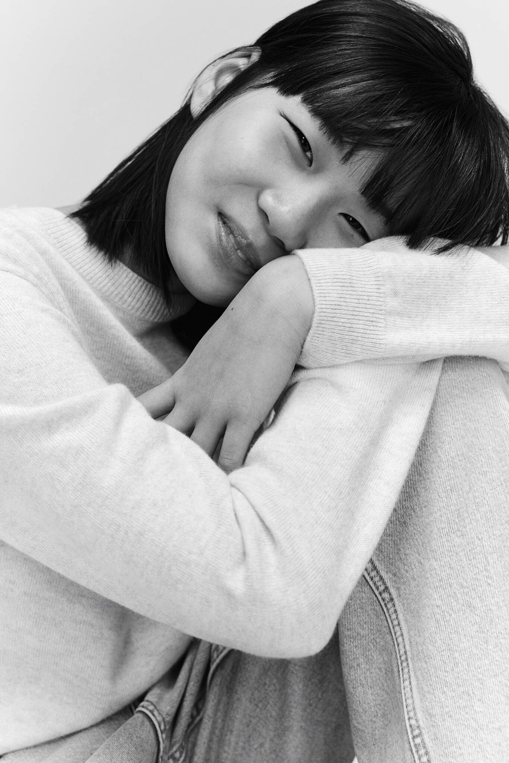 H&M Свитер из кашемировой смеси, светло-бежевый