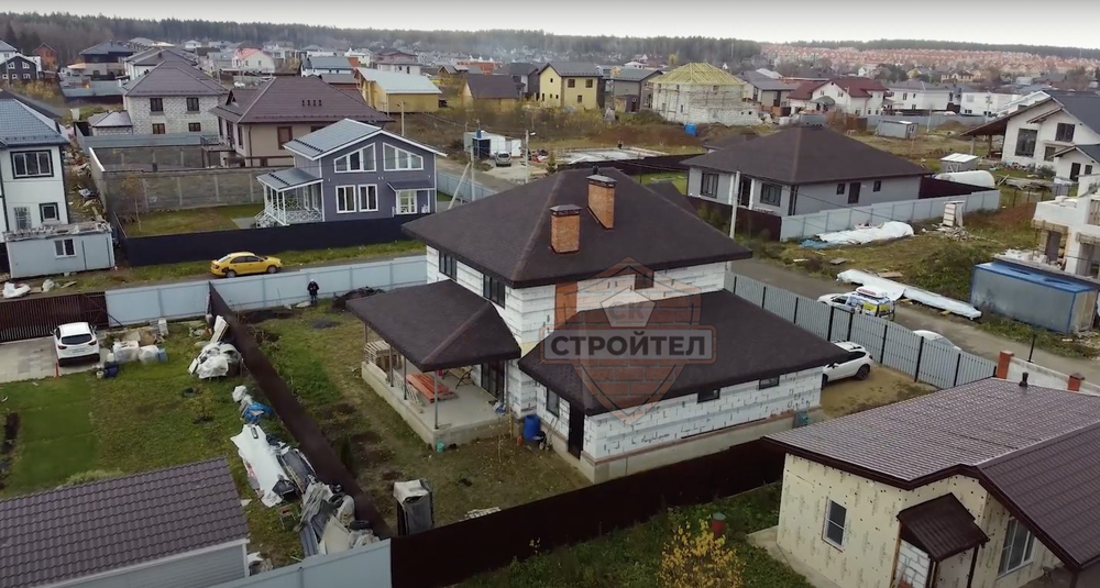 Строительство дома из газобетона 186 кв.м.