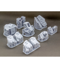 Сборная модель Red Iron Models Боевой робот "Грозный" "БРМ-80УК", 1/72