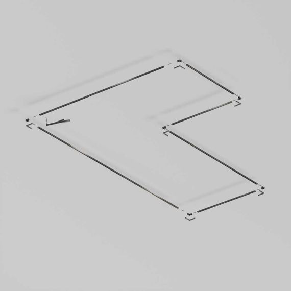 Шинопровод 3 м Exility X накладной Maytoni Technical EXILITY X Busbar trunkings Exility X TRX239-413B