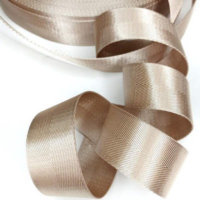 Стропа Однотонная Бежевая сатин 4 см