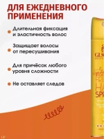 "GLANCE" Лак для волос с маслом арганы ARGAN максимальная фиксация 250мл
