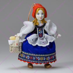Ёлочная игрушка Красная шапочка