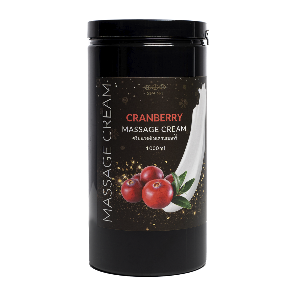 Крем для массажа Клюква 1000мл