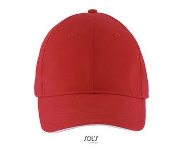 Бейсболка SOLAR, 6 клиньев