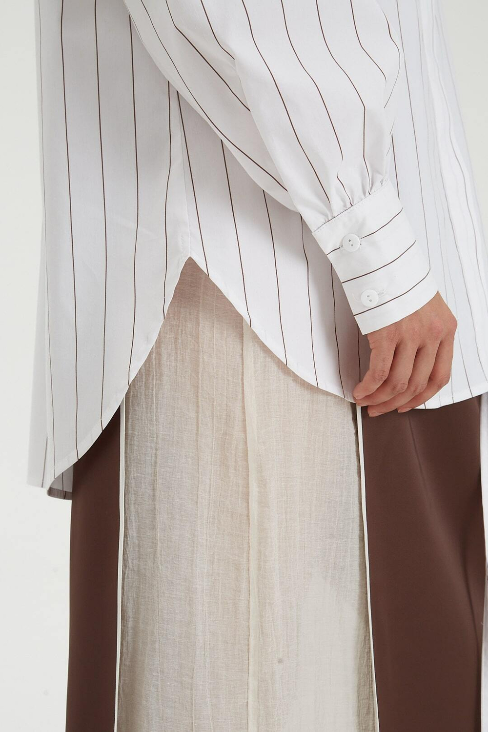 Рубашка Фрея страйп TIMBARY