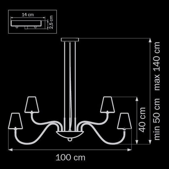 Подвесная люстра Lightstar Diafano 758164